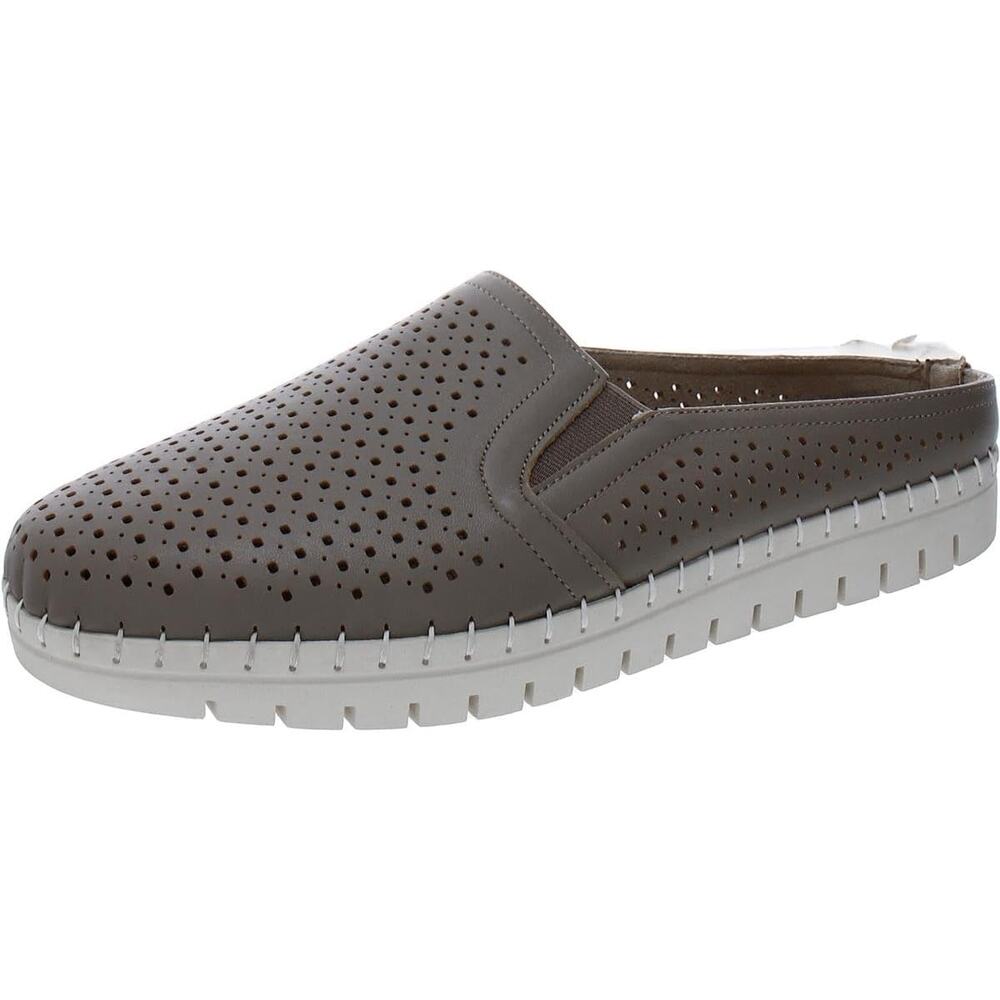 Bella Vita Refresh Women's Natural Leather Laser Cut Mule 7M New